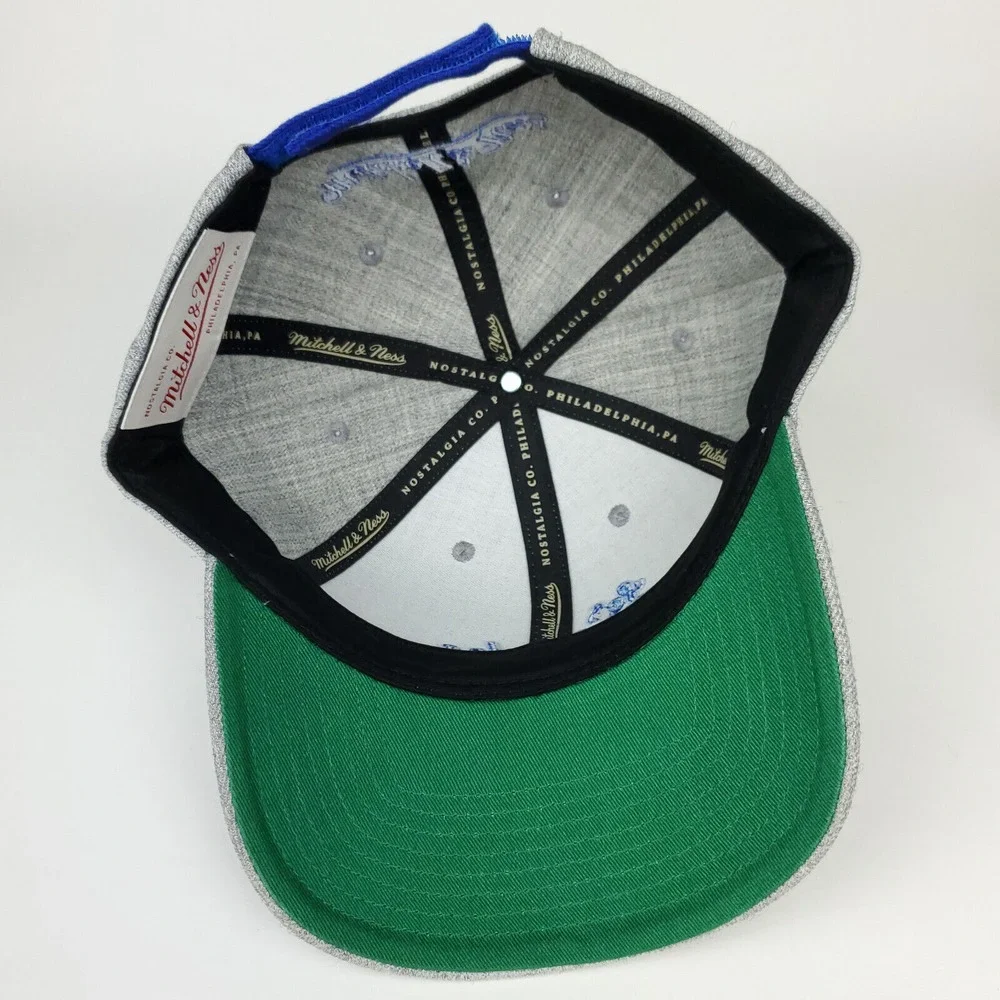 LA Lakers Mitchell & Ness NBA Pro Fit Snapback Hat Cap‎ Heather Gray New
